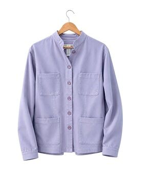 Norton Studio Balmoral Lavender Grape Blazer Jacket Lightweight Pockets Size 22W